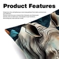 thumbnail image 2 of Rhinoceros Velvet Throw Pillow Covers Set with Unique Patterns - 16x16, 18x18, 20x20 Inches - 2 Throw Pillow Inserts & Covers for Any Occasion, 2 of 6