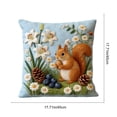 thumbnail image 3 of Antqov Easter Pillow Covers 18x18" Cute Soft Pillows Cases Embroidered Pillowcase Colorful Easter Decorative Throw Pillow Case for Outdoor Home Couch Sofa Bed Holiday Supplies, 3 of 6