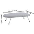 thumbnail image 2 of Yonrjhukm Folding Ironing Board Set, Portable Ironing Table for Household & Hotel Use, Durable Cloth & Iron Construction, Stable Design, Heat Dissipation & Water Prevention Features, 2 of 6