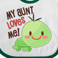 thumbnail image 4 of Inktastic My Aunt Loves Me- Cute Turtle Boys or Girls Baby Bib, 4 of 4