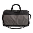 thumbnail image 2 of Bolsa de lona con correa cruzada y ruedas para profesores, ideal para el trabajo, la oficina, mujeres y hombres. Negro, 2 of 9