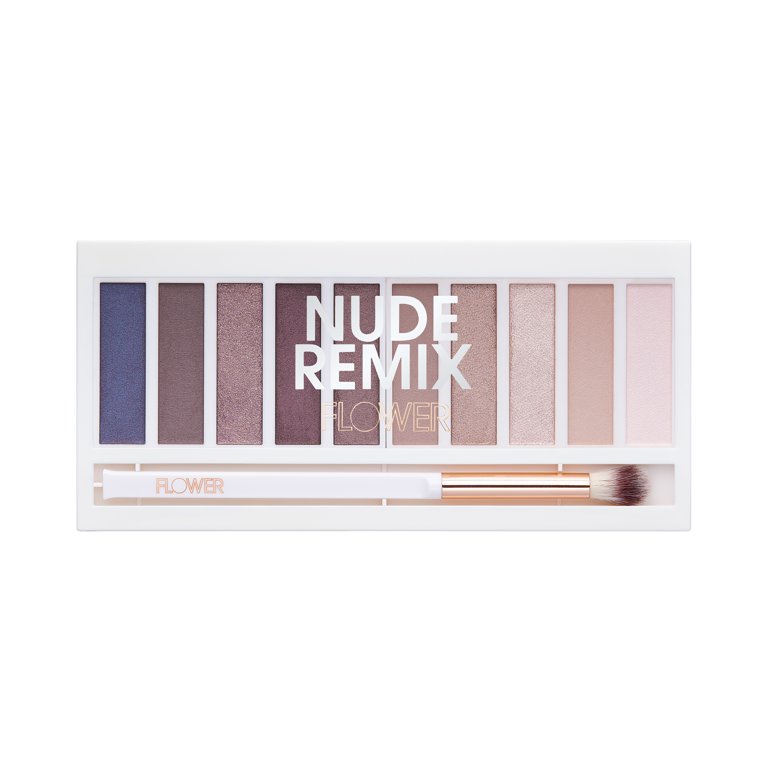 FLOWER Beauty Shimmer & Shade Eyeshadow Palette - Nude Remix