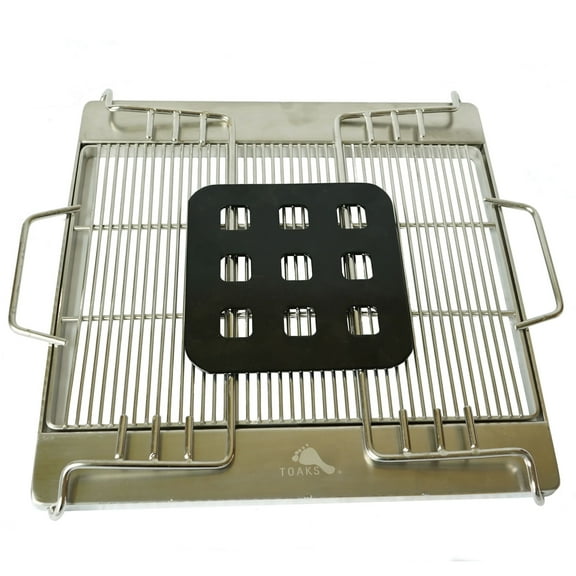 TOAKS Portable Grill - Fireplace Grill Attachment