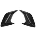 thumbnail image 3 of Hood Side Air Vent Trim, Side Air  Sticker Left Right Weatherproof Anti Rust 2PCS Universal  For Car Modification Black, 3 of 8