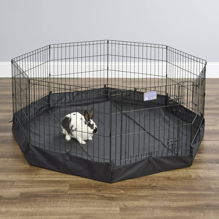 Octagon Exercise Pen Solid Fabric Bottom