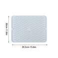 thumbnail image 3 of Xihbxyly Tapete para Secar Platos, Protector Antideslizante para Encimera, Tamaño Grande (40 X 30 Cm), Secado Rápido con Diseño En Relieve, Tapete Multiusos para Fregadero de Cocina, Incluye Cepillo, 3 of 3