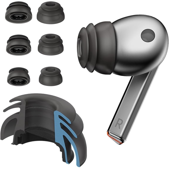 Premium Multi-Flange Eartips for Galaxy Buds3 Pro (, Mixed(SML)) – Always Fits, Never Slips