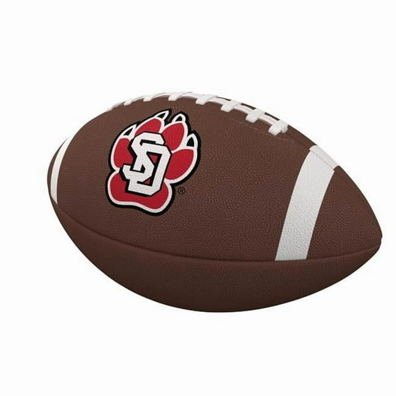 Logo Brands 338-93FC-1 South Dakota Team Stripe Official-Size Composite Football