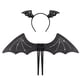 thumbnail image 1 of Guardurnaity Accesorios negros para Halloween, diadema con diseño de murciélago, conjunto con ladrillos brillantes para accesorios de disfraces de Disfraces de disfraces, 1 of 6
