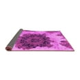 thumbnail image 2 of Ahgly Company Indoor Round Abstract Pink Modern Area Rugs, 7' Round, 2 of 4