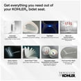 thumbnail image 3 of Kohler K-4108-96 C3-230 Elongated Bidet Toilet Seat - Biscuit, 3 of 7