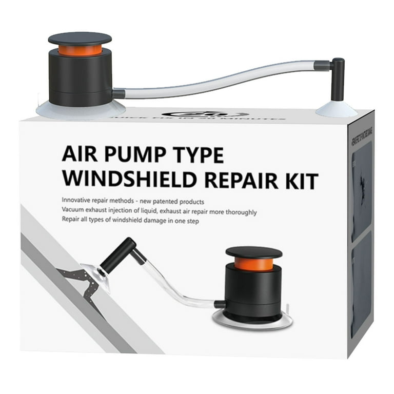 Car Glass Repair Kit Automotive Nano Repair Fluid Air Pump Type