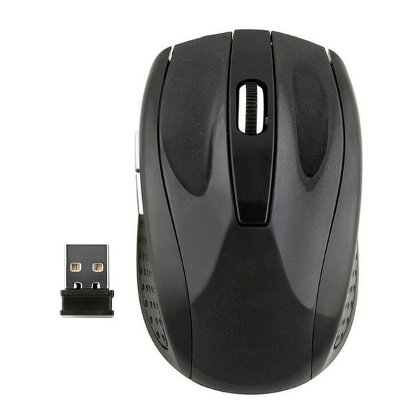 Insten Black 2.4GHz Cordless Wireless Optical Computer Mouse for laptop, chromebook, computer, desktop