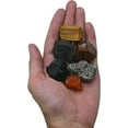 thumbnail image 4 of Protection Crystal Stone Set - Shungite Pyrite Black Obsidian Carnelian Tiger Eye Mahogany Obsidian, 4 of 5