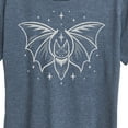 thumbnail image 3 of Instant Message - Grey Bat  - Women's Short Sleeve Graphic T-Shirt, 3 of 6