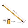 thumbnail image 2 of Uxcell Lighting Downrod 10 Inch Long M10 Threaded Extension Rod Lighting Fixtures Gold Bronze 4 Set, 2 of 5