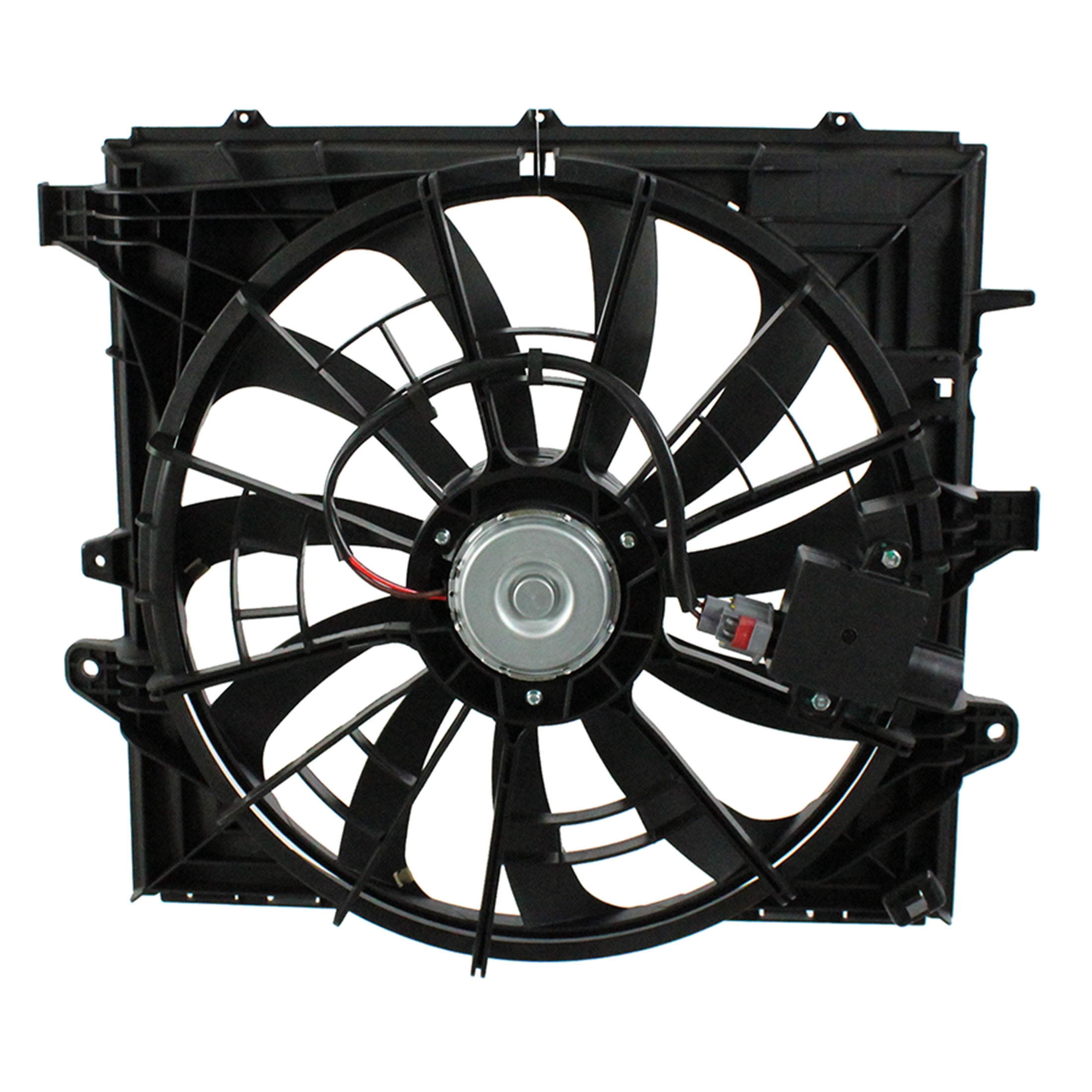 Agility Auto Parts 6010440 Dual Radiator and Condenser Fan Assembly for Cadillac Models