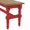 thumbnail image 2 of Manhattan Comfort Jay 47.25" Solid Wood Dining Bench in Red Wash (CS49403), 2 of 4
