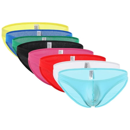 Isvgxsz New Underwear for Men Briefs Lingerie Cotton Underwear Sleepwear G-String Stylish Nightwear Breathable Men Panties Thong Men s New Arrivals Underpants Red
