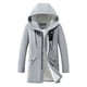 thumbnail image 1 of Hombres Casual Sólido Con Capucha Cremallera Con Capucha Longitud Media Chaqueta De Manga Larga Abrigos Pompotops oipoqjl10715, 1 of 2