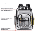 thumbnail image 5 of Storage Pro 2-Pack Clear Backpack for School, Office, Sporting Events, 5 of 5