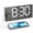 White-Mirror, variant on VictSing Digital Alarm Clock for Bedroom, 4-Level Brightness with Off, Dual Custom Alarms, USB Port, Snooze, DST, 12/24H, Desk Clock for Kids Adults Elderly(White)