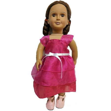 18 Inch Doll Rose Ball Gown