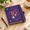 Deep Purple-Square-Dotted, variant on Green Square-Dotted 8x8 Inch Hardcover Journal Notebook with 160 Pages