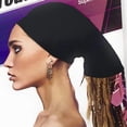 thumbnail image 2 of Elastic Wide Brims Two-end Sleep Caps Hair Bonnet Hat Long Tail Hat Dirty Braided Hair Care for Home Hospital, 2 of 9