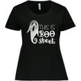 thumbnail image 3 of Inktastic This is Boo Sheet Funny Halloween Ghost Women's Plus Size T-Shirt, 3 of 5
