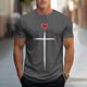 thumbnail image 1 of Tops para hombre, blusas y camisas de cuello redondo y manga corta para hombre, camisetas deportivas informales con estampados a la moda para hombre, blusas de cuello redondo y manga corta, blusas de, 1 of 5