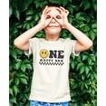 thumbnail image 3 of One Happy Bro Dude 1st Birthday Matching Family Outfits For Birthday Boy Sibling Natural Shirt Youth Medium, 3 of 8