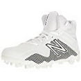 thumbnail image 2 of New Balance Kid's Junior FreezeLX Lacrosse Cleat Little Kids Male Shoes White with Black, 2 of 2