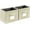 Beige, variant on 2 Pack Large File Box for Letter Size Documents, File Storage Organizer with Plastic Rails and Reinforced Cardboard, Collapsible Filing Box for Office Records, Black