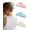 Candy Color Scheme - Light Pink+Light Blue+Milky White, variant on AWAYTR 10CM Acrylic Polka Dot Print Hair Claw Clips, Strong Hold Non-Slip Jumbo Jaw Clamps, French Style Barrettes for Thick Long Hair Women Hair Accessories 3Pcs