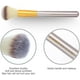 thumbnail image 5 of 18-piece professional makeup brush set, with wooden handle, foundation blending blush concealer lip brush brush set, 5 of 5