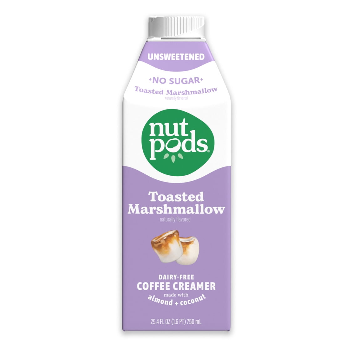 nutpods® Unsweetened Non Dairy Toasted Marshmallow made with Almonds and Coconuts Coffee Creamer
