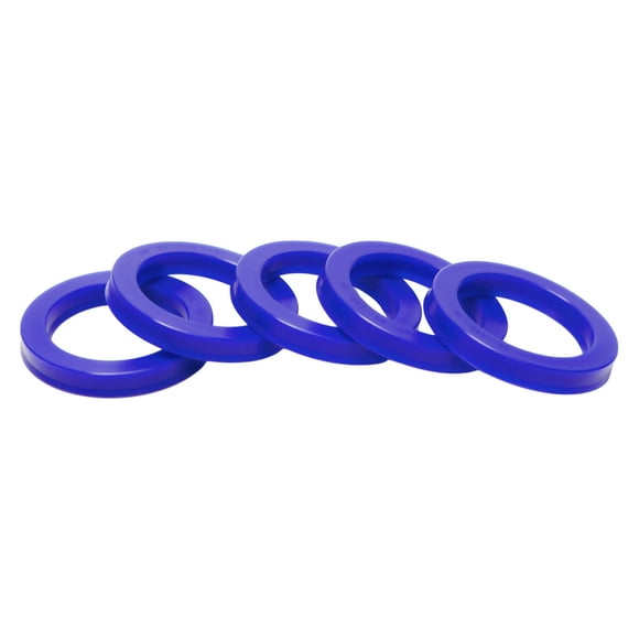 Sello de Aceite Universal Labio UN de Bargains Únicos, Sello de Eje Rotativo 80x110x15mm Alta Presión TPU Azul 5 Pcs