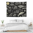 thumbnail image 3 of GOSMITH  Tapestry Green Salmon Meat Vegetables Beef Cabbage Garlic Lettuce Food Drink Avocado Bacon Bow Broccoli Set Wall Tapestry Bedspread Picnic Sheet Wall Decor 80x60 Inch, 3 of 7