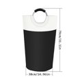 thumbnail image 4 of Household Toy Storage Bag Bedroom Fabric Storage Basket Foldable Laundry Organiser with Handle for Bathroom Bedroom, 4 of 4