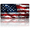 American Flag, variant on 1 Pcs 2D Flat License Plate Covers & Frames, White Horse in Autumn Scene For Decorative Front, Waterproof For Decoration Aluminum License Plate Covers & Frames Cover For Men Women, 12" X 6"