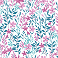 thumbnail image 3 of Waverly Inspirations 44" 100% Cotton Swaying Leaves Sewing & Craft Fabric By the Yard, White, Green and Pink, 3 of 5