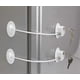 thumbnail image 1 of 2 Pack Refrigerator Lock With 4 Keys, Refrigerator Lock Dorm Freezer Door Lock And Child Safety Cabinet Lock With Strong Adhesive.., 1 of 5