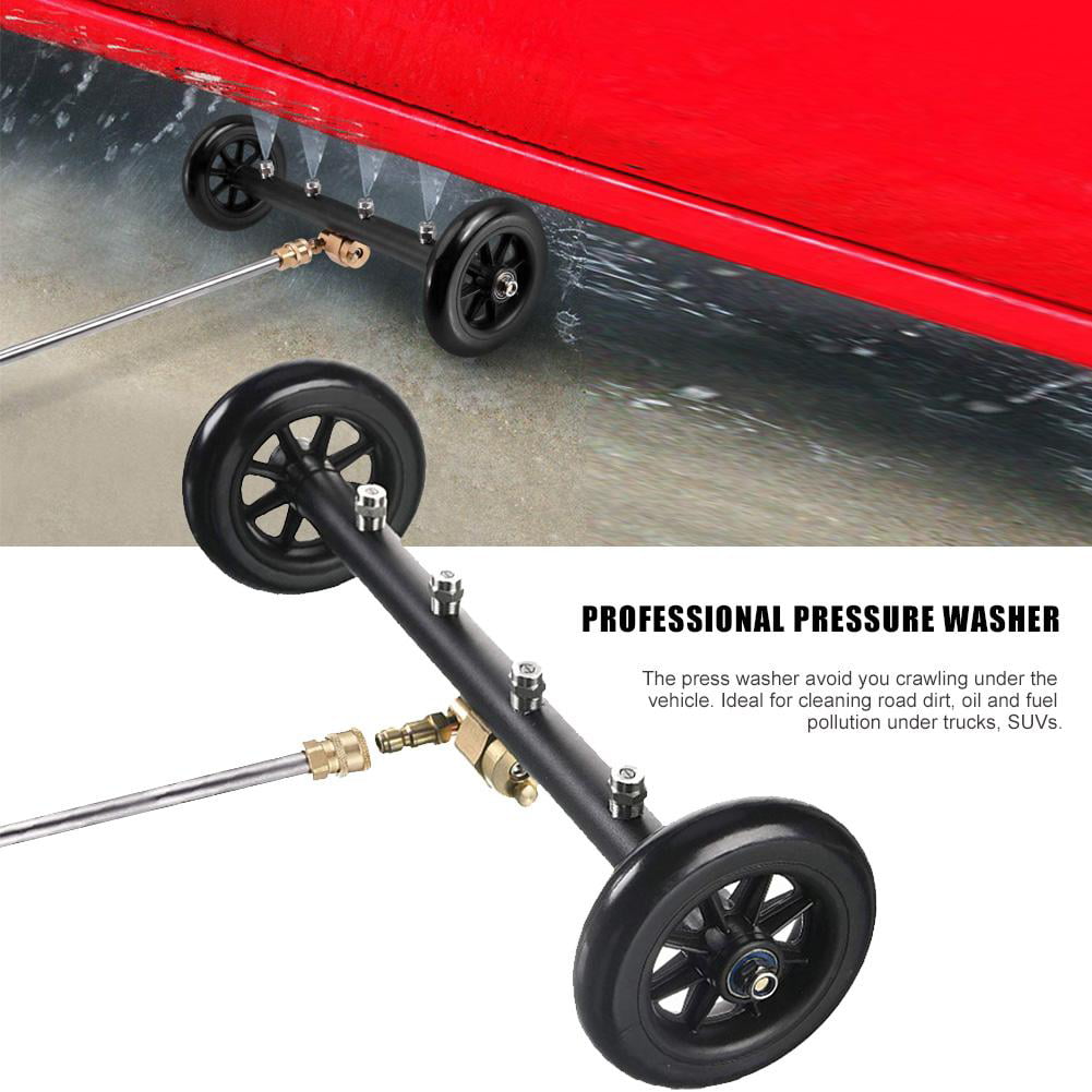 Pressure Washer Undercarriage Cleaner Under Car Water Broom with Extension Wand