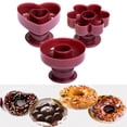 thumbnail image 1 of Molde para Rosquillas para Hornear y Repostería 4 Piezas Redondo Flor Amor Piña, 1 of 5