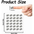 thumbnail image 2 of 600Pcs Self-Adhesive Planner Stickers Bill Stickers Decorative Decals for Planner Calendar Scrapbook Crafting Party Decor Gift Bag Seal Theme Party Decor 90x90mm Colorful DIY, 2 of 9