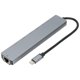 thumbnail image 2 of USB C Dock 8 in 1 Multifunctional Type C to RJ45 USB3.0 USB C HD Multimedia Interface Docking Station for Desktop Laptop, 2 of 5
