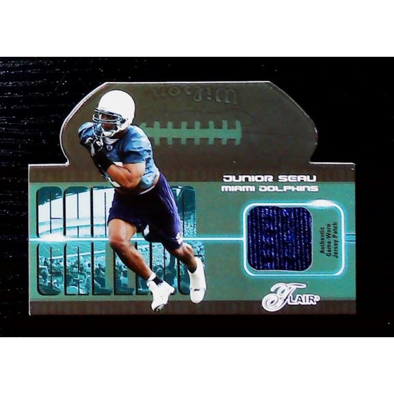 2003 Flair Canton Calling Patches #CCJS Junior Seau Jersey /150 NFL Football Trading Card