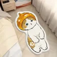 thumbnail image 1 of Cartoon Bedside Rug Cat Floor Mat Fluffy Cat Mats Irregular Carpet for Living Room Shaggy Area Rugs Thicken Doormat Cute Decor, 1 of 7