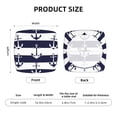 thumbnail image 5 of Honeii Anchors Print Square Cushion Cover with Elastic Band & Ties,Sofa Cushion Covers,Furniture Protector for Living Room,Washable Sofa Seat Slipcover-Six Piece, 5 of 7